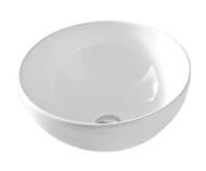 Раковина ArtCeram La Ciotola 460х460х200 накладная, без перелива, цвет: белый LCL0010100