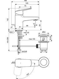 ��������� ��� ����������� Ideal Standard Ceraplan BD205AA �������������, �/�, Blue Start, ����