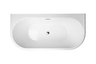 Ванна акриловая BelBagno BB408-1500-800 (1500х800х600) свободностоящая, пристенная, с обвязкой