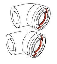 ����� ������������ D60/100 - 45*, ��� �������� �� AL/PPS, (�������� 2 ����),  3318076