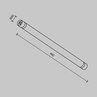 ���������� Maytoni Larc (����) C148CL-L500-7W3K-B ��� ������� ��������� Shelf 3000� 7�� 360�, IP20, ������