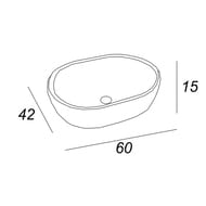   Cezares (60x42) 50179 Bianco