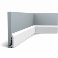 Плинтус Orac Decor SX172 (85х14х2000) белый (шт.)