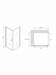 ������� ������ ABBER Sonnenstrand AG04060-S100 (600�1000�1950) ������ 6�� ����������/����