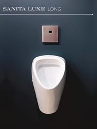 Писсуар подвесной Sanita Luxe LONG (352х314х583) белый PS/Long/Mech/WHT.G/S1