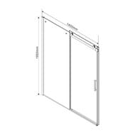 ������� ������ Vincea Como 1400�900�1950 ������ ����������/������� ����, VSR-1C9014CL