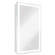 Зеркало-шкаф Континент Allure 350х650 правый, подсветка, доводчик, сенсорный выключатель