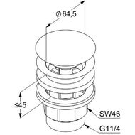   KLUDI 1042639-00 push-open      ,  