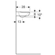 �������� Geberit MyDay (400�280�105) KeraTe�t ���. ��� ����. ������, ��� �������� 12554060