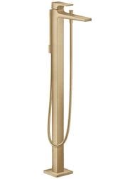 Смеситель Hansgrohe Metropol 32532140  для ванны однорычажный, напольный, шлиф бронза — миниатюра 1
