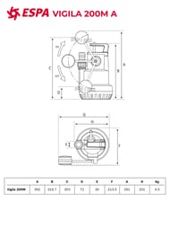   ESPA VIGILA 200M A 105776