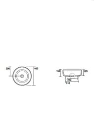  Kerasan Nolita 534489 400400150  ,  . , Ferro matt