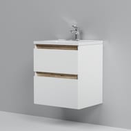 Тумба под раковину AM.PM X-Joy (550х620х450) подвесная, 2 ящика, белый глянец M85AFHX0552WG