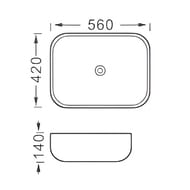 �������� ��������� ������� 560�420�140 ���� ��������� ��� ����, ����� ���. AQ5526-MG