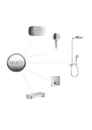 Душевая система Hansgrohe Raindance Select E 300 3jet Showerpipe с термостатом,хром 27127000