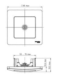 ������� ������������� Systeme Electric BLANCA � ����������� ���������, ����� BLNTA000011
