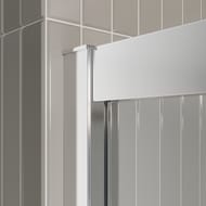 Душевой уголок BelBagno LUCE-A-22 (1050х1050х1950) LUCE-A-22-80+25-C-Cr стекло прозрачн./проф. хром