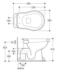 ���� ������� Kerasan Retro 101001 590�385�410 ��� �������� �����, ����. ������, �����