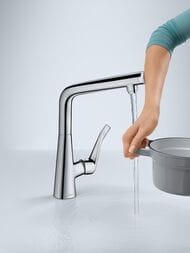 Смеситель Hansgrohe Talis Select M51 для кухни 300 поворотный излив хром 72820000 — изображение 2