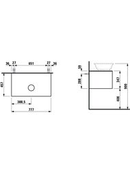 ����� � ��������� Laufen New Classic (777�457�492) ���������, 1 ����, ����� 4.0601.1.085.631.1+8.1285.2.000.112.1