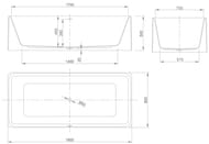 ����� ��������������� Knief Shine (1800x800x500) ��������� �����, ������������� ������,����� ������� 0600-041-01