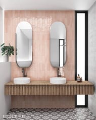Настенная плитка EQUIPE MANACOR Blush Pink (65х400) розовая (кв.м.)
