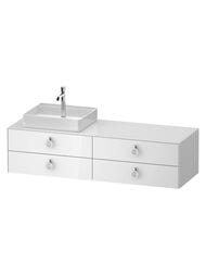 ����� ��� �������� Duravit White Tulip 1600�408�550��, 4 �����, ����� �����. WT4995L85850000