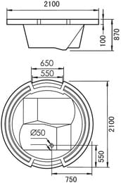 �������������� ������������ ����� Gemy G9060 K (2100�2100�870) ����������, ������������