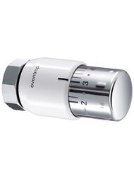 Термоголовка Oventrop "Uni SH" белый/хром, отметка для слабовидящих, М30х1,5  1012065 — миниатюра 1