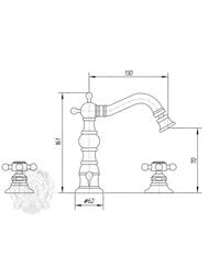 ��������� ��� ���� Migliore ARCADIA �� 3 ���������, ������ ML.ARC-8325.DO