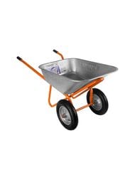 Тачка строительная СИБИН до 200кг, двухколесная, арт.39905_z01