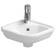 Рукомойник угловой DURAVIT STARCK 3 430х380х160 отверстие под смеситель, перелив 0752440000