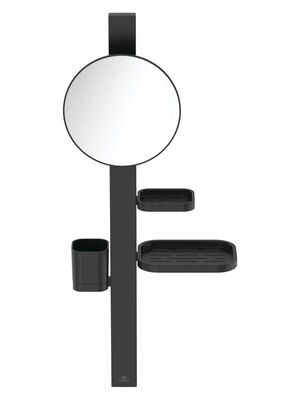 Комплект аксессуаров Ideal Standard Alu+ Beauty Bar S BD589XG штанга, зеркало, стакан, 2 полки