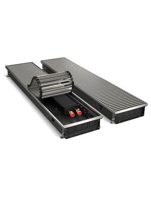 Конвектор внутрипольный Royal Thermo ATRIUM-90/200/2200-DG-U-NA алюм. решетка, цвет натур.алюминий