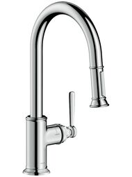 Смеситель Axor Montreux 16581000 для кухни с выдвижным изливом, однозахватный, хром — миниатюра 1