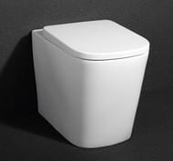 Унитаз приставной BelBagno Albano (365х515х420) безободковый, белый BB120CBR