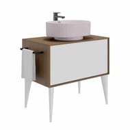Раковина KERAMA MARAZZI AMAREMARE Artbasin Vento накладная, 500х366х180, мальва матовая VE.wb.50\MAL