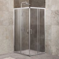 Душевой уголок BelBagno Unique 850-1000х850-1000х1900 стекло матовое/хром UNIQUE-A-2-85/100-P-Cr