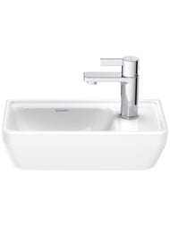 Уценка! Умывальник Duravit D-Neo 400х220х120 без перелива, отв. под смеситель, белый 0739400041 - уценка. — миниатюра 1