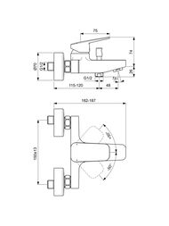 ��������� ��� �����/���� Ideal Standard CERAPLAN, ���������, �������������, ���� BD256AA