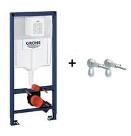 Grohe Rapid SL Solido 5в1 Инсталляция для подвесного унитаза с клавишей смыва черный мат. 1000046