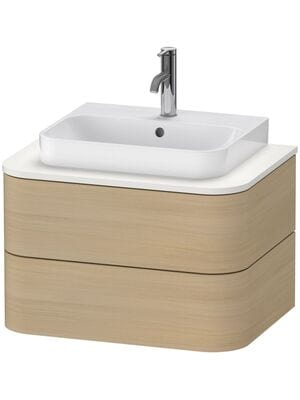 Тумба под раковину Duravit Happy D.2 Plus 650х408х480 2 ящика, дуб средиземн. HP496007171