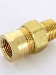 Сгон (американка) VIEGA 1/2"Нх1/2"В прямой, коническое уплотнение, бронза арт. 447 007