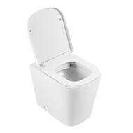 Унитаз приставной BelBagno Albano (365х515х420) безободковый, белый BB120CBR