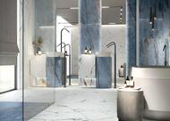 Керамогранитная плитка Rex Heritage Magnum Azure glossy (600х1200х6) синяя, 774849 (кв.м.)