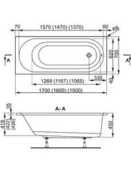   VAGNERPLAST KASANDRA 170 (1700700450) ,  VPBA177KAS2X-04