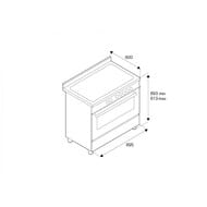 �������� ����� Bertazzoni Heritage (895�893�600) ������ ���/���� �������, �������� ����� HER96L1EAVT