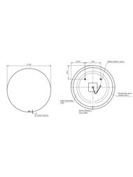 ������� Cersanit ECLIPSE smart 1000x1000 � ����������, ������� 64145