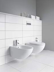 Биде подвесное DURAVIT ARCHITEC 365х580х290 с отверстием под смеситель, перелив, крепление 253115000