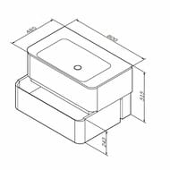 ����� ��� �������� AM.PM Sensation ���������, 80��, �������� ���, ���������������� M30FHX0802TF